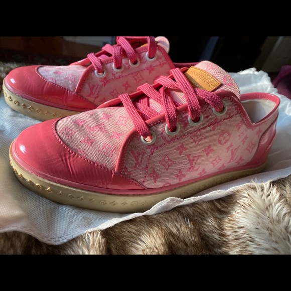 Louis Vuitton Shoes Louis Vuitton Pink Tennis Shoes Poshmark